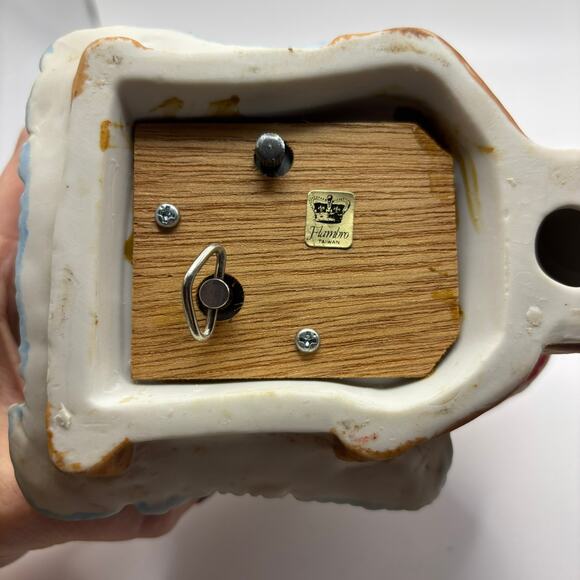 Vintage Flambro Musical St Nick At Table The Christmas Collection 1984 - Picture 5 of 6